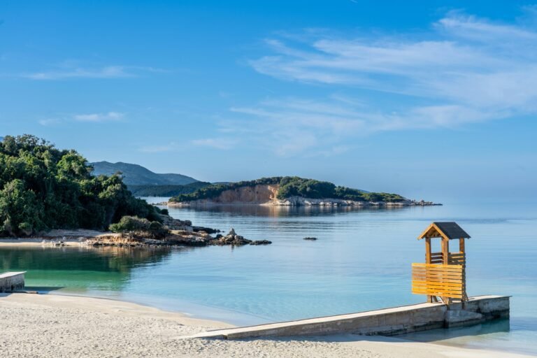 Playa de Ksamil en Albania