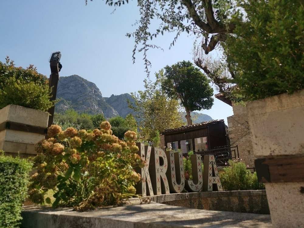 ciudad de Kruja en Albania